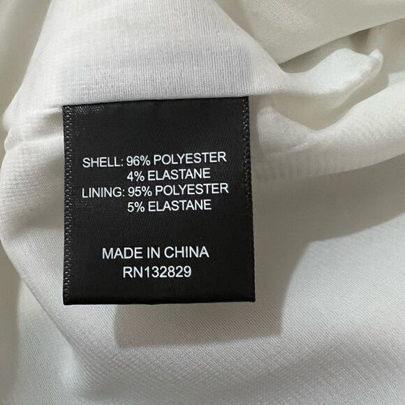 NEW! Revolve NBD Tere One Shoulder Mini Bridal Shower Cocktail White Dress Sz M - Picture 13 of 15